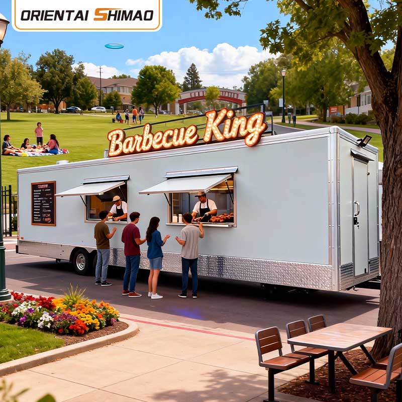 Количка за сладолед Gelato Dessert Churros Mobile Catering Food Trailer Уличен сервис Камион за храна