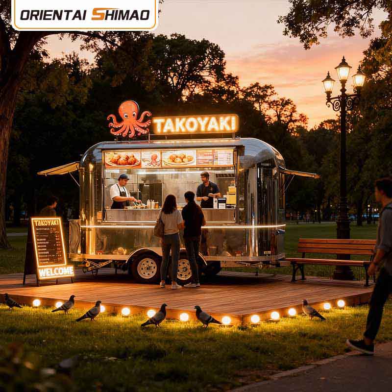 Приколка за сладолед Street Food Mobile Catering Food Trailer Food Truck